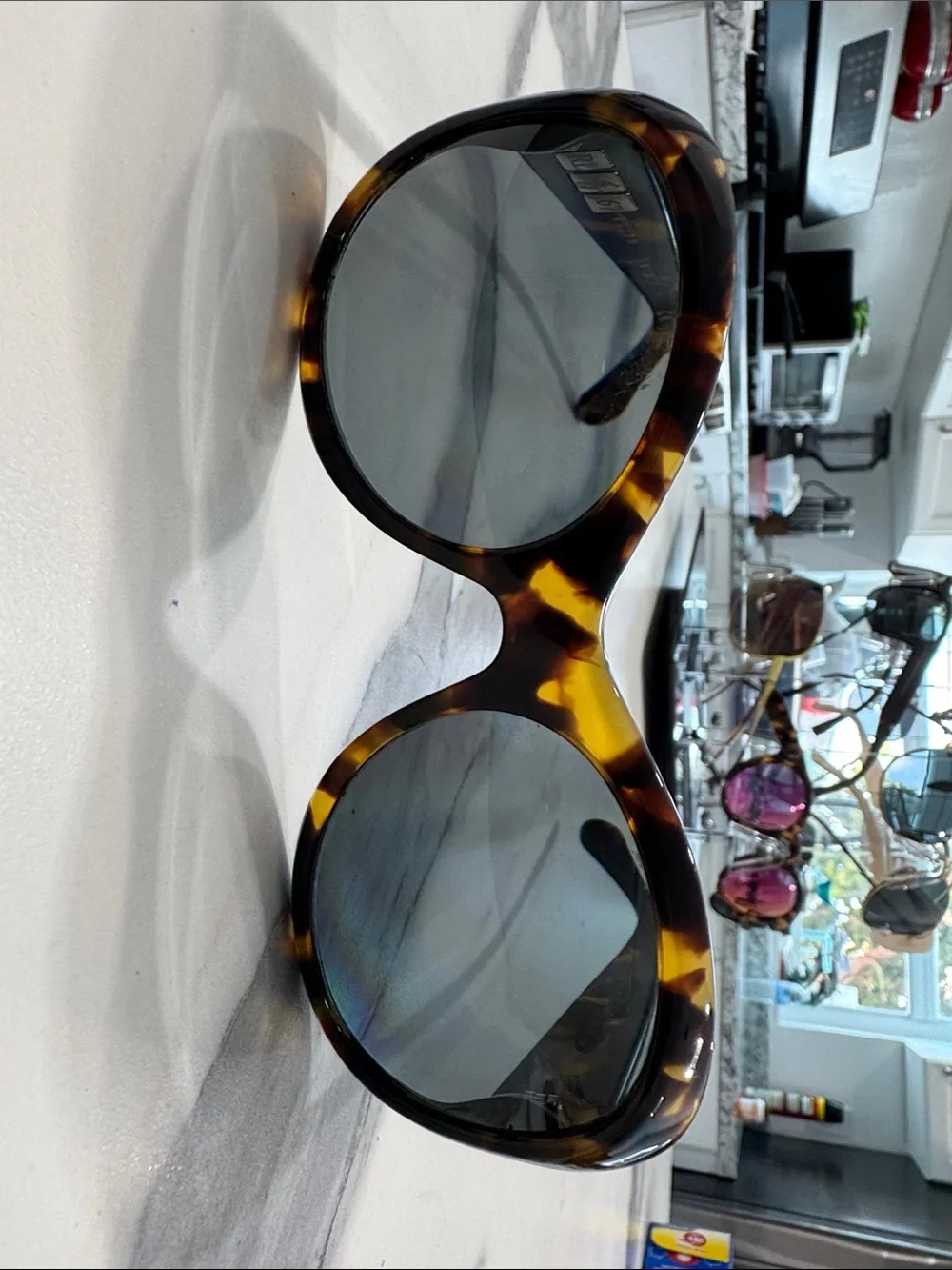 Polo by Ralph Lauren Tortoiseshell Round Sunglasses - Brown & Black
